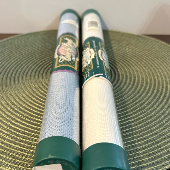 Lot Of 2 Charles Craft 14 ct 15x18 Cross Stitch Fabric Both NEW Details In Notes - Picture 7 of 8